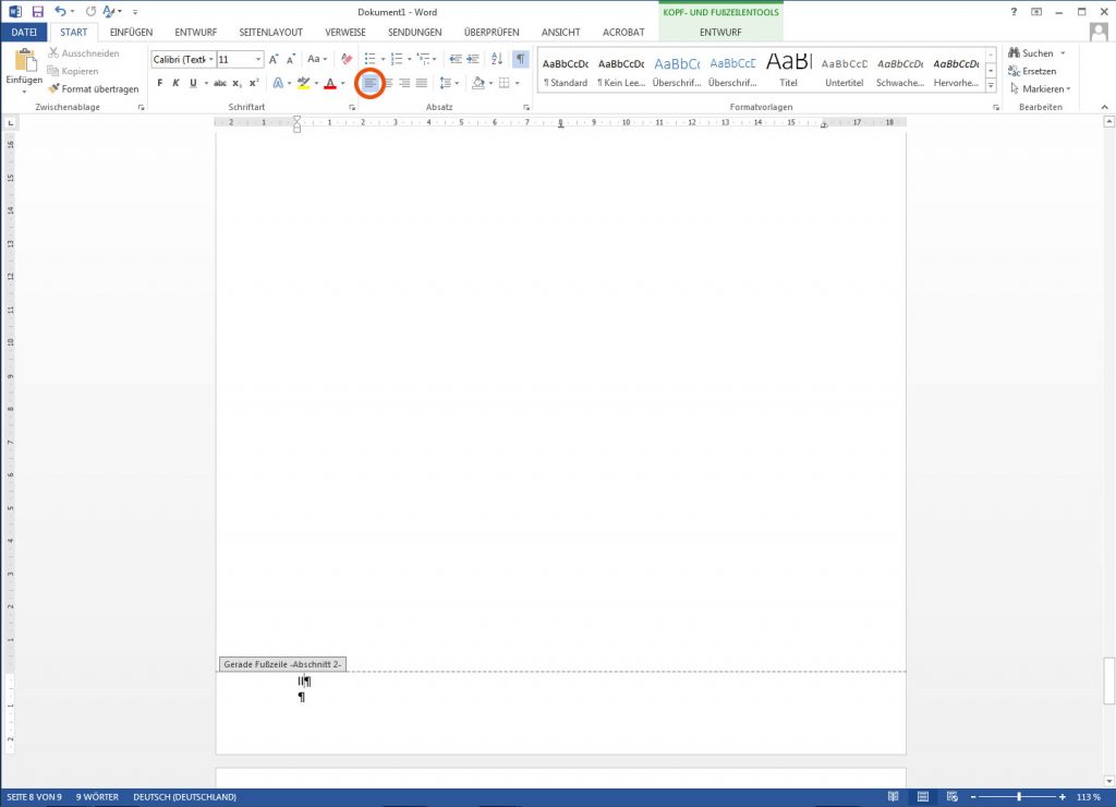 Buchblock Einrichten Mit Microsoft Word Teil 2 3 Bod De