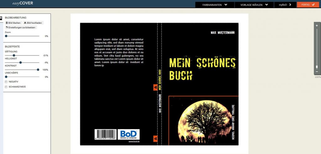 Spielend Leicht Schone Cover Online Gestalten