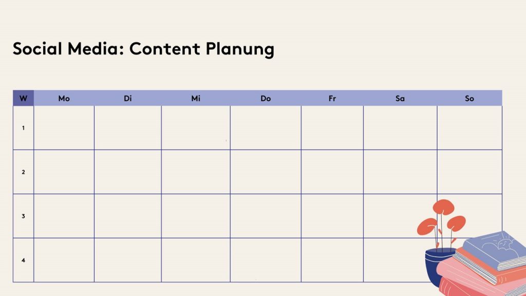 Content Planung Vorlage 