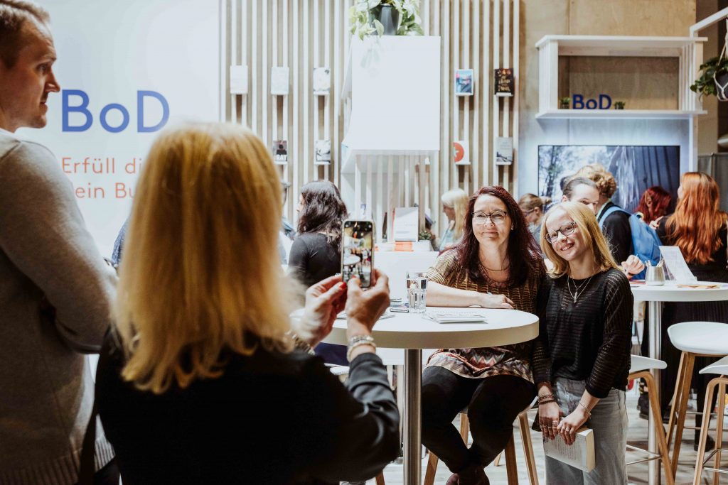 BoD Stand - Marah Woolf auf der Frankfurter Buchmesse 2022