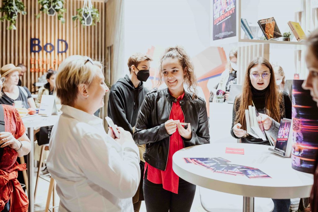 BoD Stand - Raffaela Kraus auf der Frankfurter Buchmesse 2022