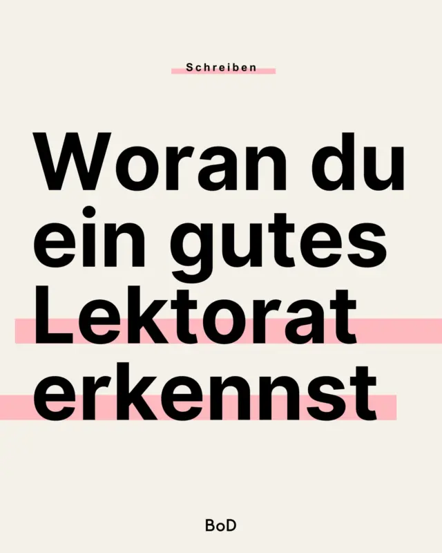 📌Das Lektorat ist oft der erste Schritt, mit dem du dein Manuskript nach außen gibst. Häufig ist es sogar das erste Mal, dass jemand anderes liest, woran du so lange gearbeitet hast. Wir verstehen total, dass das ein aufregender Schritt ist und man als Autor*in unfassbar nervös ist – schließlich steckt in deinem Text meist nicht nur viel Zeit, sondern auch jede Menge Herzblut. Und jetzt soll jemand Fremdes einfach alles umwerfen dürfen? Wir verraten dir, worauf du bei der Wahl und der Überarbeitung deines Textes achten solltest. 🫶🏻

👉🏻 Viele Autor*innen haben Angst, ihr Text sei nach dem Lektorat nicht mehr wiederzuerkennen. Doch bei einem guten Lektorat ist diese Sorge unbegründet: Lektor*innen wissen, dass dein Manuskript „dein Baby“ ist.
👉🏻 Sie unterstützen dich dabei, das Beste aus deiner Geschichte herauszuholen – aber sie schreiben sie nicht um. Sie arbeiten mit Fingerspitzengefühl und besprechen größere Änderungen stets mit dir.
👉🏻 Und am Ende gilt immer: Du entscheidest, welche Vorschläge du annimmst – und welche nicht. ✨

Hast du eigene Erfahrungen oder Fragen rund ums Lektorat? Dann schreib uns gern einen Kommentar! ♥️

#lektorat #buchschreiben #lektorieren #textarbeit #manuskript #autorinwerden