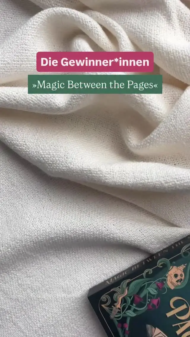 DAS HIER IST KEINE ÜBUNG! Wir wissen endlich, wer die Gewinner*innen unseres Schreibwettbewerbs »Magic Between the Pages« sind! 😍♥️
Okay, jetzt nicht ausflippen - alle tief ein- und ausatmen, bitte!
 
Nachdem wir in den vergangenen Wochen knapp 500 Einreichungen erhalten haben, hat sich unsere Jury - bestehend aus Thomas Becker (Literaturagent) aka @der.buchhaendler, Marcel Weyers (Lektor) aka @marcel.weyers.autor und Sandra Thoms (Buchhändlerin) vom @der_fantastische_buchsalon - festgelegt und eine finale Entscheidung getroffen. 💌  
 
Wir freuen uns ganz doll mit:
Leia Rose (@leiarose.autorin)
Alina Melzl (@alinamelzl_schreibt)
Valérie D’Arcy (@droullier.darcy.writes)
Tessa Liebig (@tessaliebig)
Thorben Galinski (@thorbengalinski.books)
Luise Eggers (@das_graue_kaninchen)
Catrina Seiler (@catrina.seiler)
Anne Willsch (@annewillsch)
Anne Neuschwander (@anneneuschwanderautorin)
Rhea Winter (@rheawinter.autorin)
Julia C. Silber (@juliasilber.autorin)
Isabel Aust (@isabelaust)
Elena A. Krypthos (@e.a.krypthos)
Luzi Morgenstern (@luzi.morgenstern5)
Liv Modes (@livmodesautorin)
 
HERZLICHEN GLÜCKWUNSCH! 🥰✨
 
Wir wissen nicht, wie es euch geht, aber wir sind schon extrem hyped und können den März gar nicht mehr abwarten, wenn die Anthologie zusammen mit den Geschichten von @beccaschreibt, @gabriella.queen.autor & @miravalentin veröffentlicht wird 🙂‍↕️🔥
 
BUCH SCHREIBEN | FANTASY | BUCH VERÖFFENTLICHEN | FANTASYBOOKS | FANTASTISCHE GESCHICHTEN
