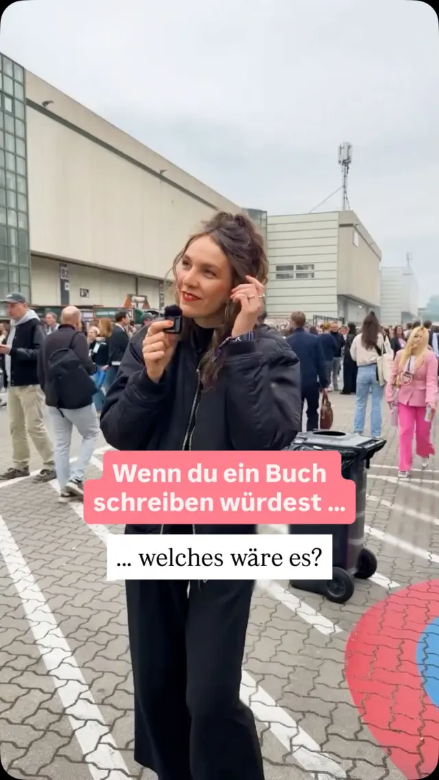 Wenn du ein Buch schreiben würdest, ... welches wäre das?

Wir haben auf der OMR ein paar Besucher*innen gefragt, über was sie selbst gerne einmal ein Buch schreiben wollen würden: Von Adventskalendergeschichten über Ausmalbücher. ☺️ 

👉🏻 Was für ein Thema hätte euer Buch? Schreibt es uns gerne mal in die Kommentare und erzählt uns auch gerne mal, ob ihr solche spontanen Interviews mögt.

BUCH SCHREIBEN | BUCH VERÖFFENTLICHEN | BUCHIDEEN
