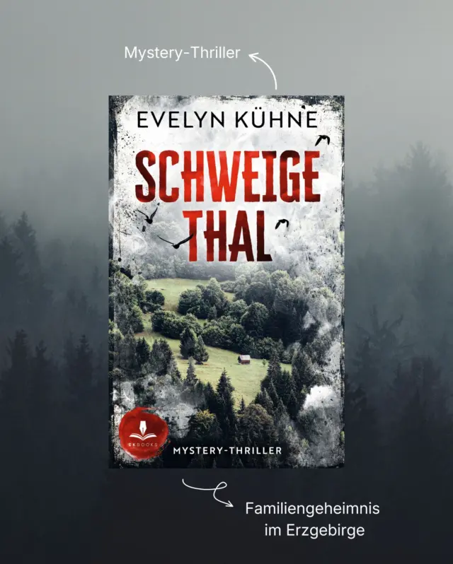 Wir wollen es selbst nicht ganz wahrhaben, aber der Herbst steht vor der Tür und mit ihm verändert sich bei vielen ja auch die Art der Bücher, die ins Bücherregal einziehen.

Deswegen ist es für uns Zeit, euch passend zur Einstimmung einen Mystery-Thriller vorzustellen: Das neue Buch »Schweigethal« von @evelyn_kuehne_autorin. 🏠🌲 🌳 

Wenn ihr Lust auf Buchseiten habt, bei denen ihr Gänsehaut bekommt und manchmal selbst nicht wisst, was wahr oder nur Einbildung ist, dann können wir euch die Geschichte rund um Ella und Sascha nur empfehlen. 🙂‍↕️ 

Und natürlich haben wir euch auch den Klappentext mitgebracht: 

„Dieses Tal verändert die Menschen. Es sorgt dafür, dass du allem und jedem misstraust. Am Ende sogar dir selbst.“

»Nach einer Fehlgeburt ziehen Ella und ihr Mann Sascha in das Haus seiner verstorbenen Großmutter, das in einem einsamen Tal im Erzgebirge steht. Während sich ihre Kinder und Sascha sofort heimisch fühlen, würde Ella am liebsten wieder zurück nach Dresden gehen. Die Bewohner des Dorfes begegnen ihr zurückhaltend und verschlossen. Einzig Nachbarin Lisa ist mit ihrer warmherzigen Art ein kleiner Lichtblick. Doch plötzlich häufen sich seltsame, mysteriöse und unerklärliche Vorfälle in Ellas Umfeld. Und Sascha zieht sich mehr und mehr von ihr zurück.

Ella begreift allmählich, dass sie nicht nur kurz davor steht, ihre Familie und ihren Verstand zu verlieren, sondern auch ihr Leben.« 

MYSTERY BÜCHER | THRILLER | SPANNUNG | SPANNENDE BÜCHER | THRILLER GESCHICHTEN